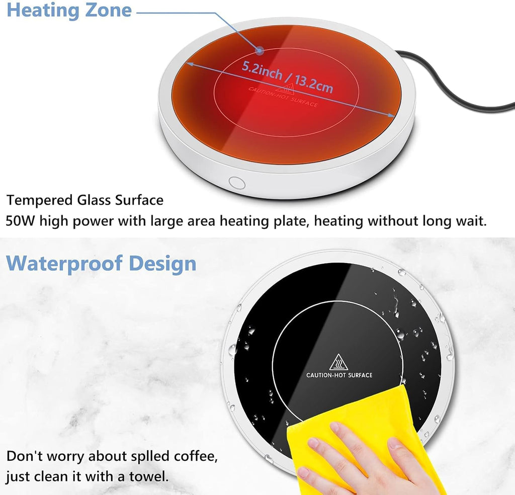 Electric Beverage Warmer Plate with 3 Temperature Settings I920
