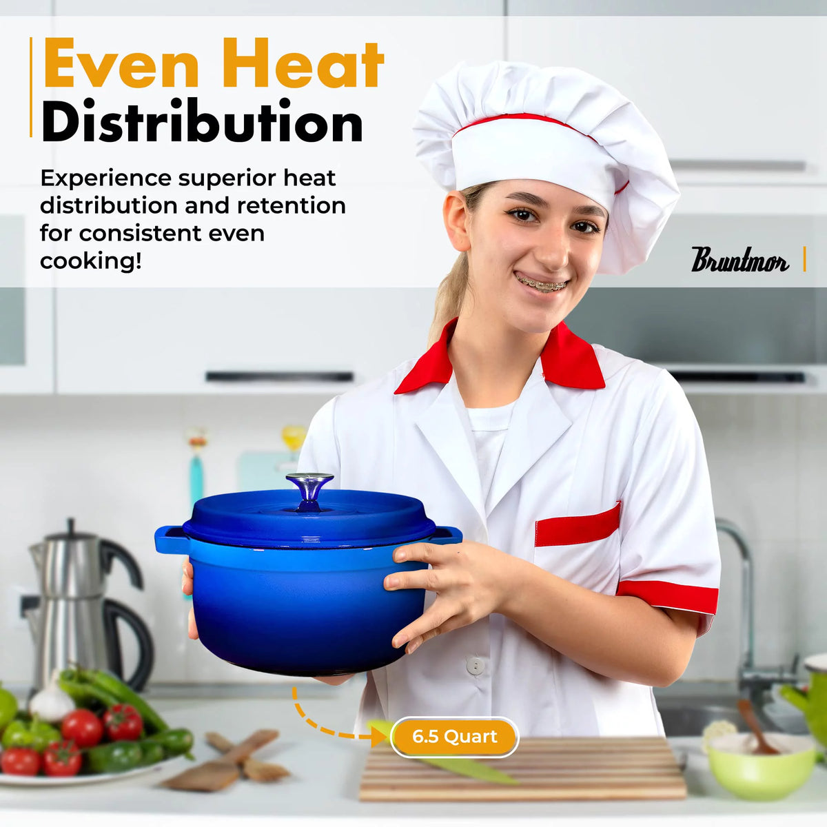 Enameled Cast Iron Dutch Oven 65 Quart M59507