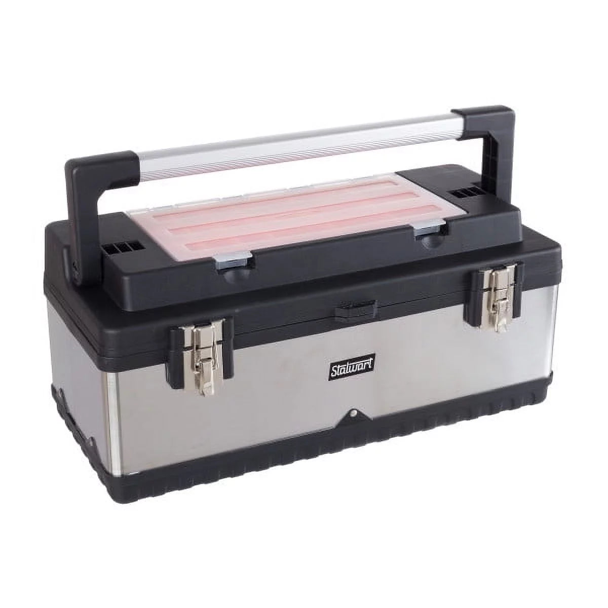 Portable Metal and Plastic Tool Box with 18 Bins L6408