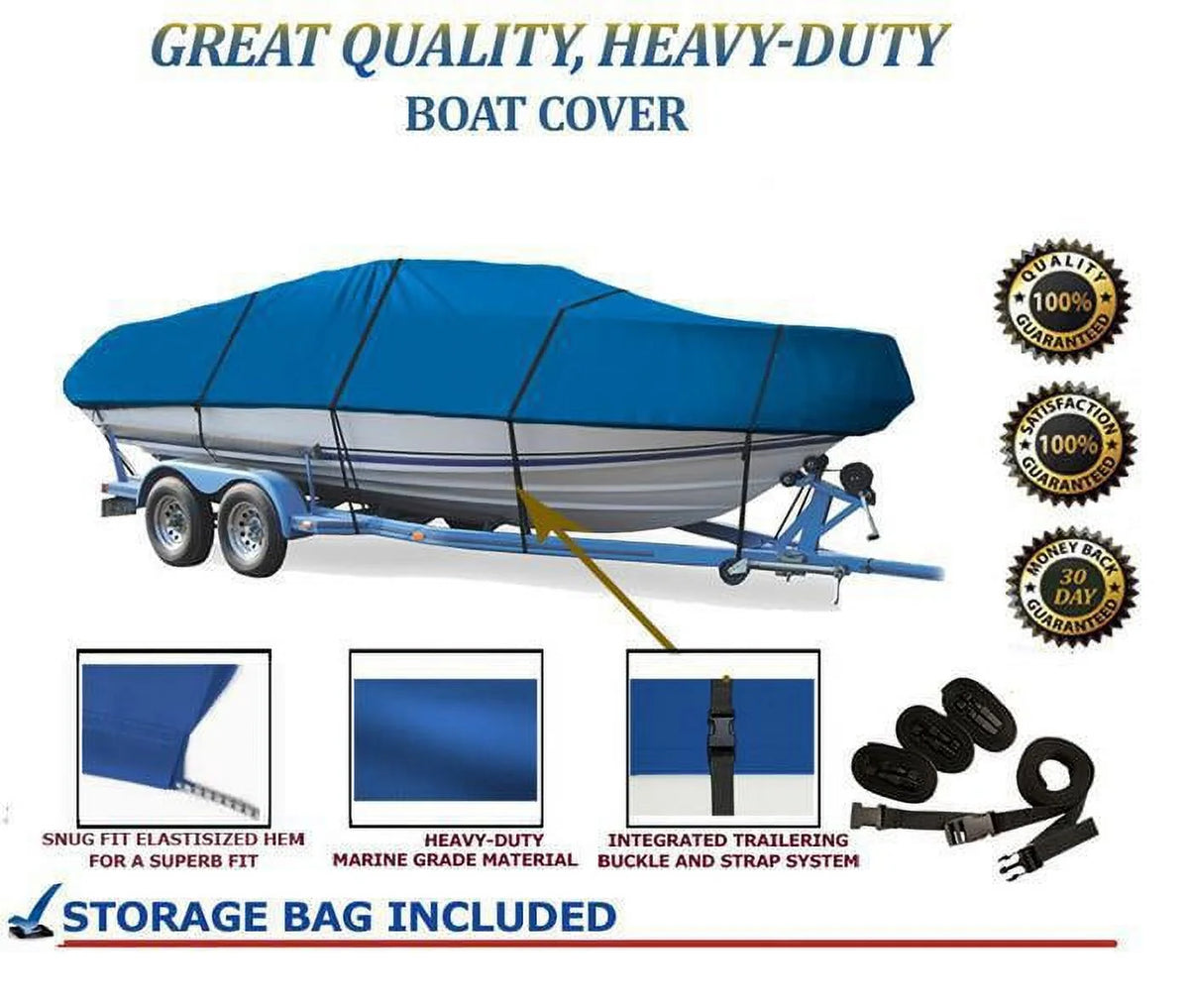 Blue Boat Cover L3680
