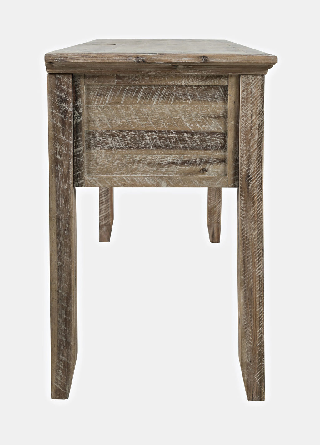 Distressed Acacia USB Charging Desk W396