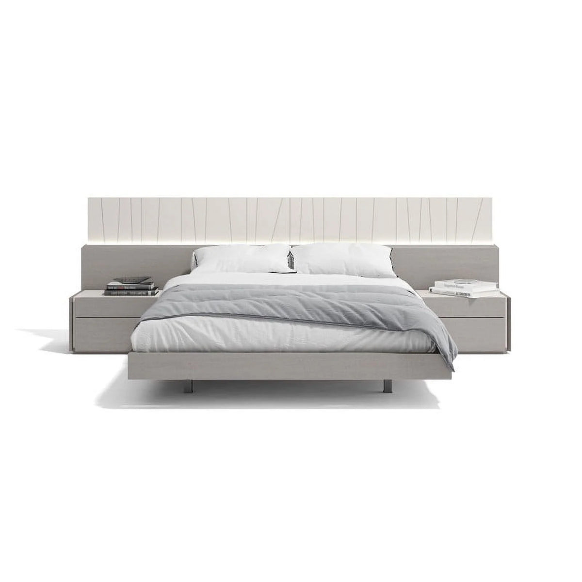 Gray Queen 3-Piece Bedroom Set R177