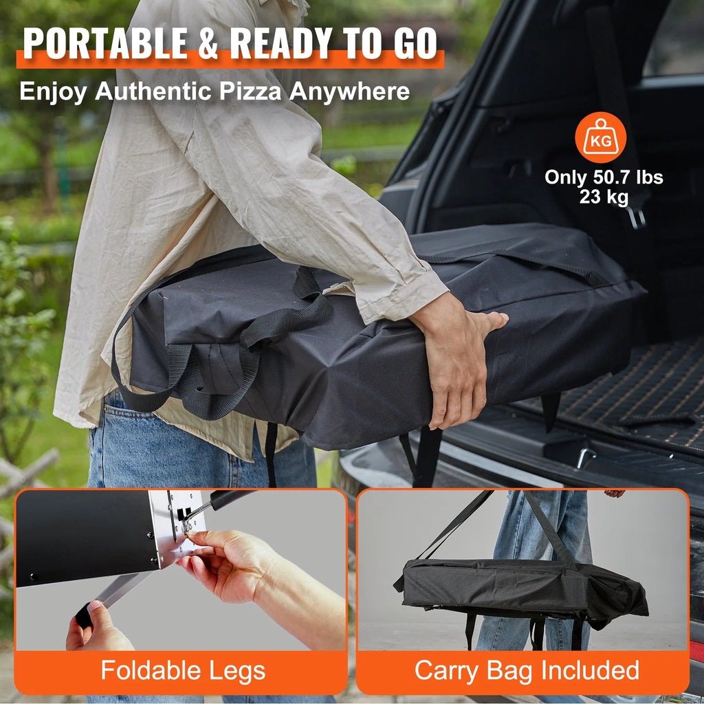 16" Portable Gas Pizza Oven J152729