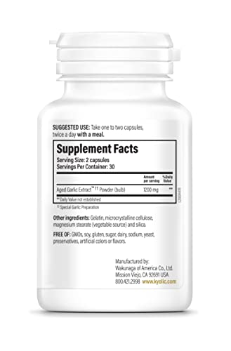 120 Capsules Aged Garlic Extract W221