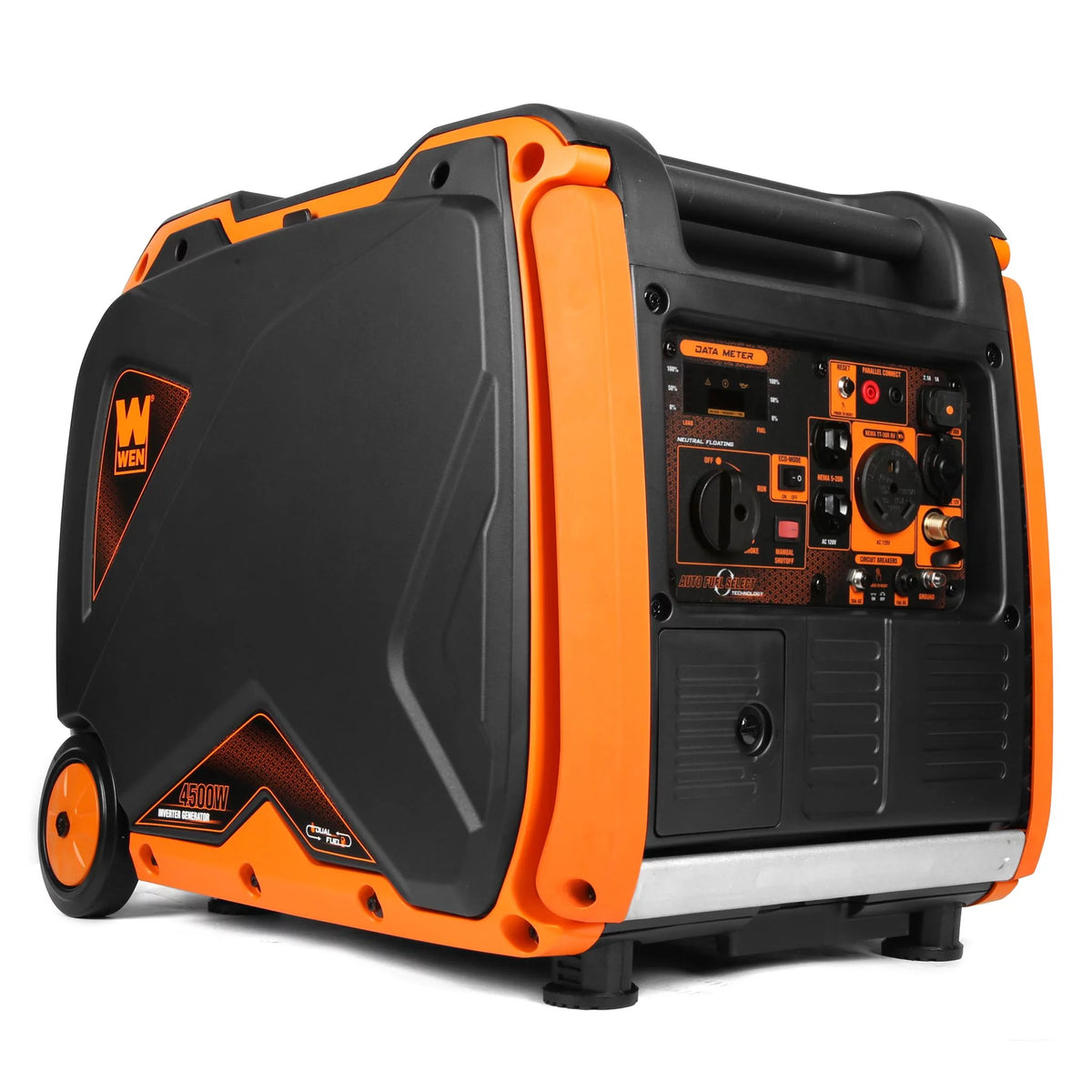 4500-Watt Dual Fuel Portable Inverter Generator with Fuel Shut-Off S9151