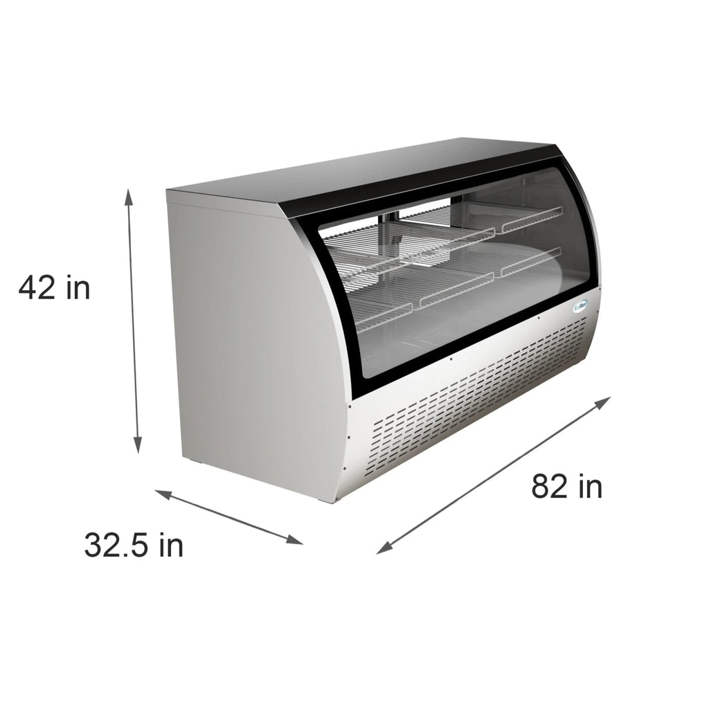 82 in. Deli Display Refrigerator K176