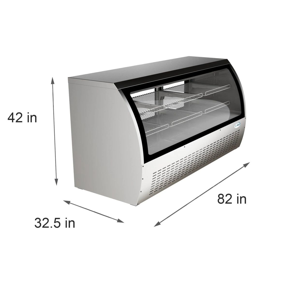 82 in. Deli Display Refrigerator K176
