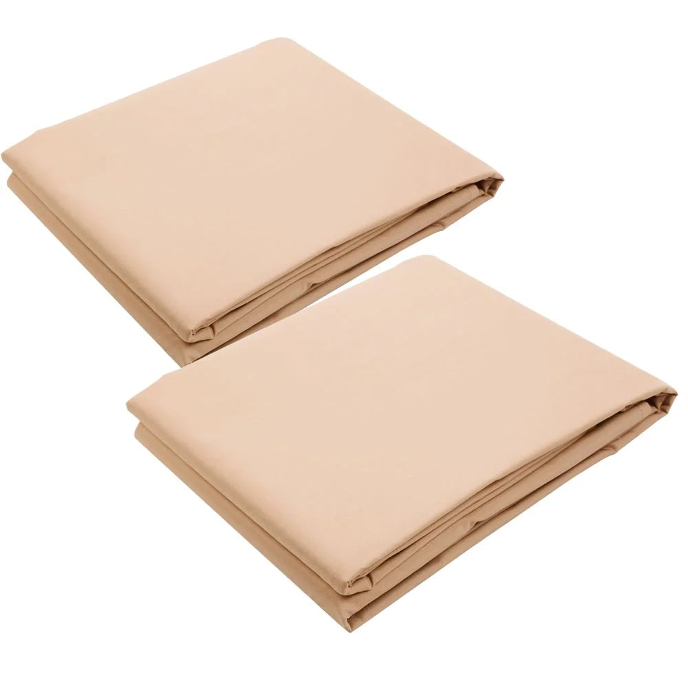 2 Pcs 15.5x4 Ft Canopy Cover Replacement with Valance Tan H724980