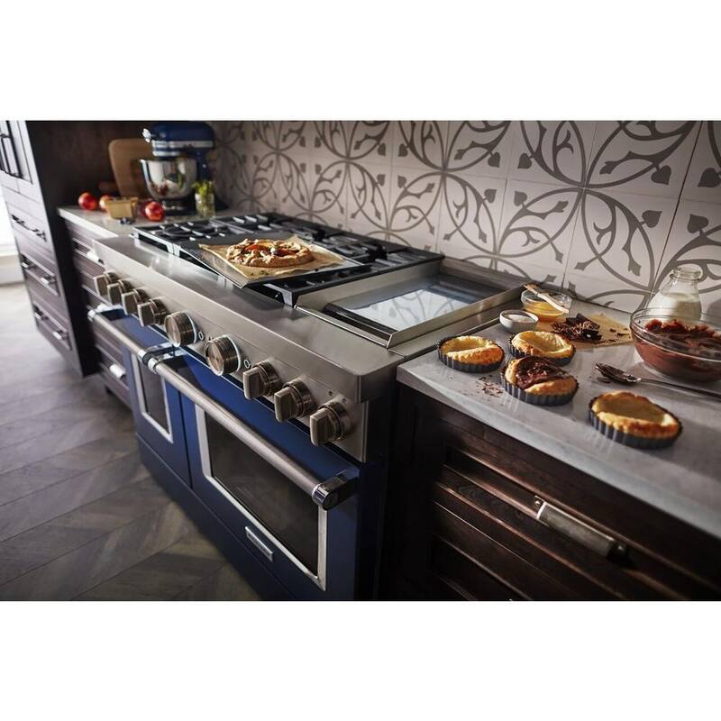 Ink Blue Smart Double Oven Dual Fuel Range with True Convection C901