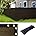 Black 6' x 50' Fence Privacy Screen with Grommets E8345
