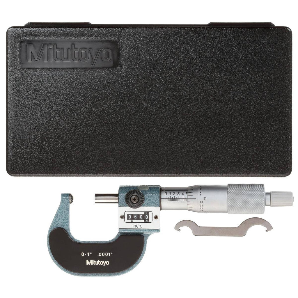 Spherical Micrometer, Flat, 0-1x22 O231