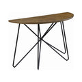 Dark Brown and Black Sofa Table D6987