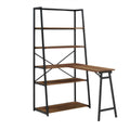 Folding Desk with Bookcase D723003