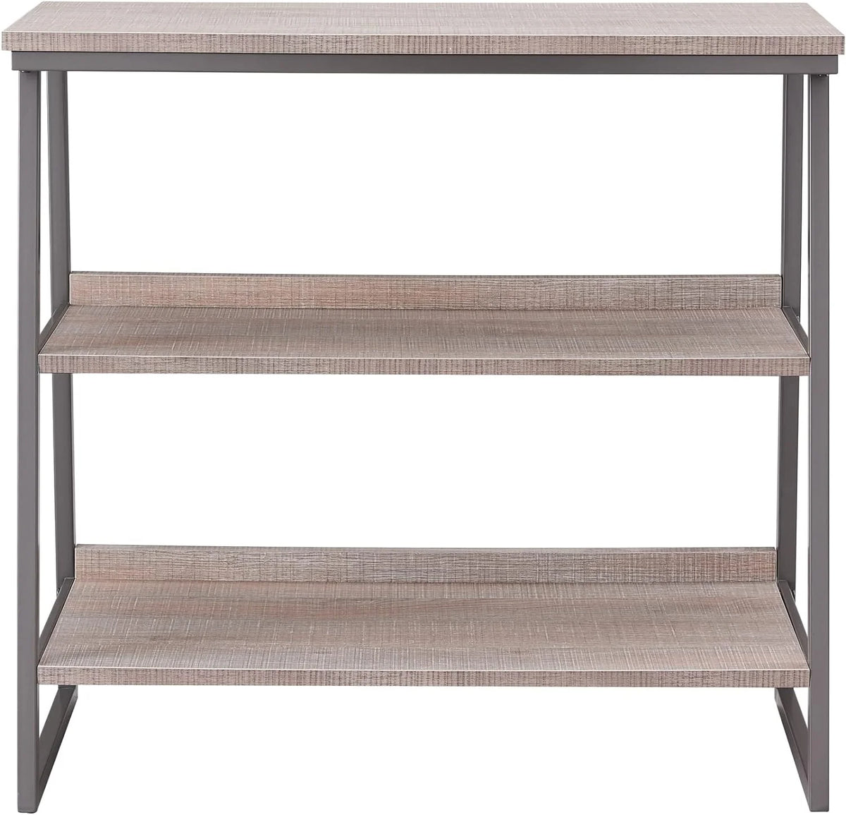 Rustic Oak/Black Shelves And Sides I79621