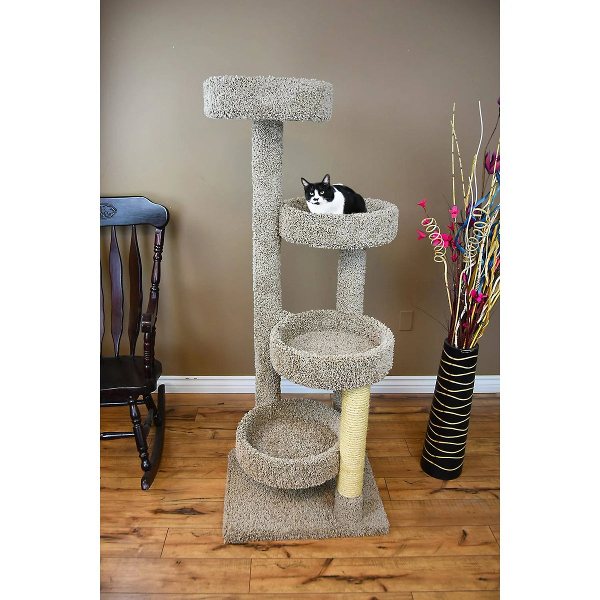 Solid Wood Cat Playground N769743