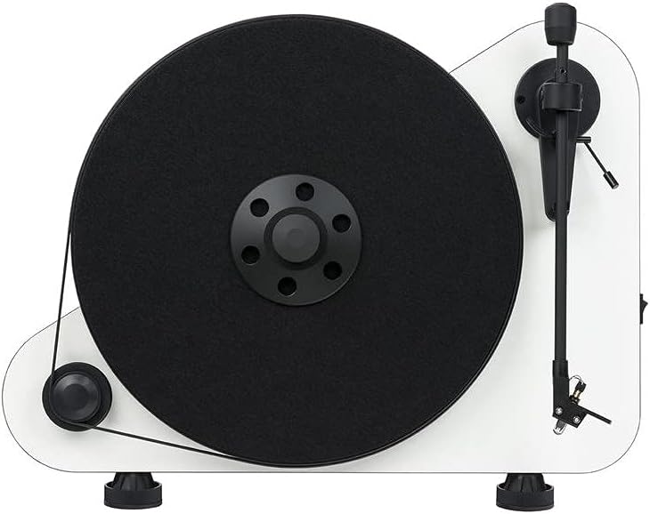 White Vertical Turntable with OM5 Cartridge O453237