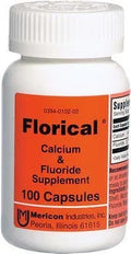 Calcium And Fluoride Supplements 100 Capsules 3 Pack K545376