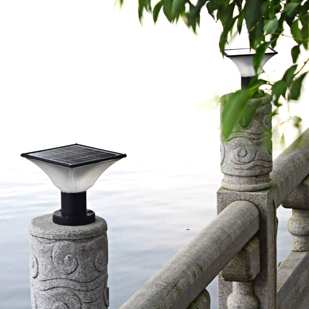 2 Pack Solar Post Cap Lights W6423