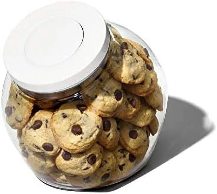 White 3.0 Qt Airtight Cookie Jar I5562
