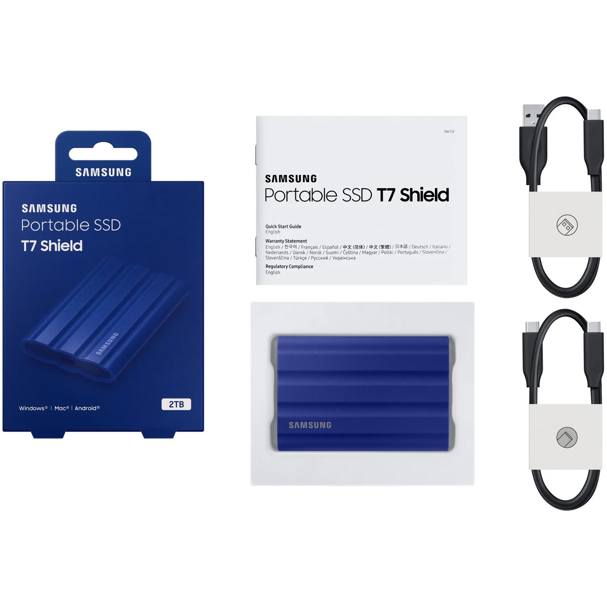 1TB Blue Portable Solid State Drive T7548