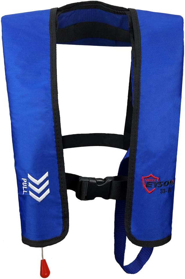 Blue Auto Inflatable Life Jacket W31174