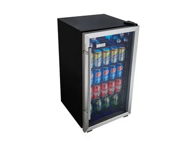 Free-Standing Beverage Center in Stainless H1176