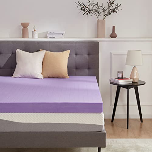 2 Inch Gel Memory Foam Mattress Topper Twin Size T3754