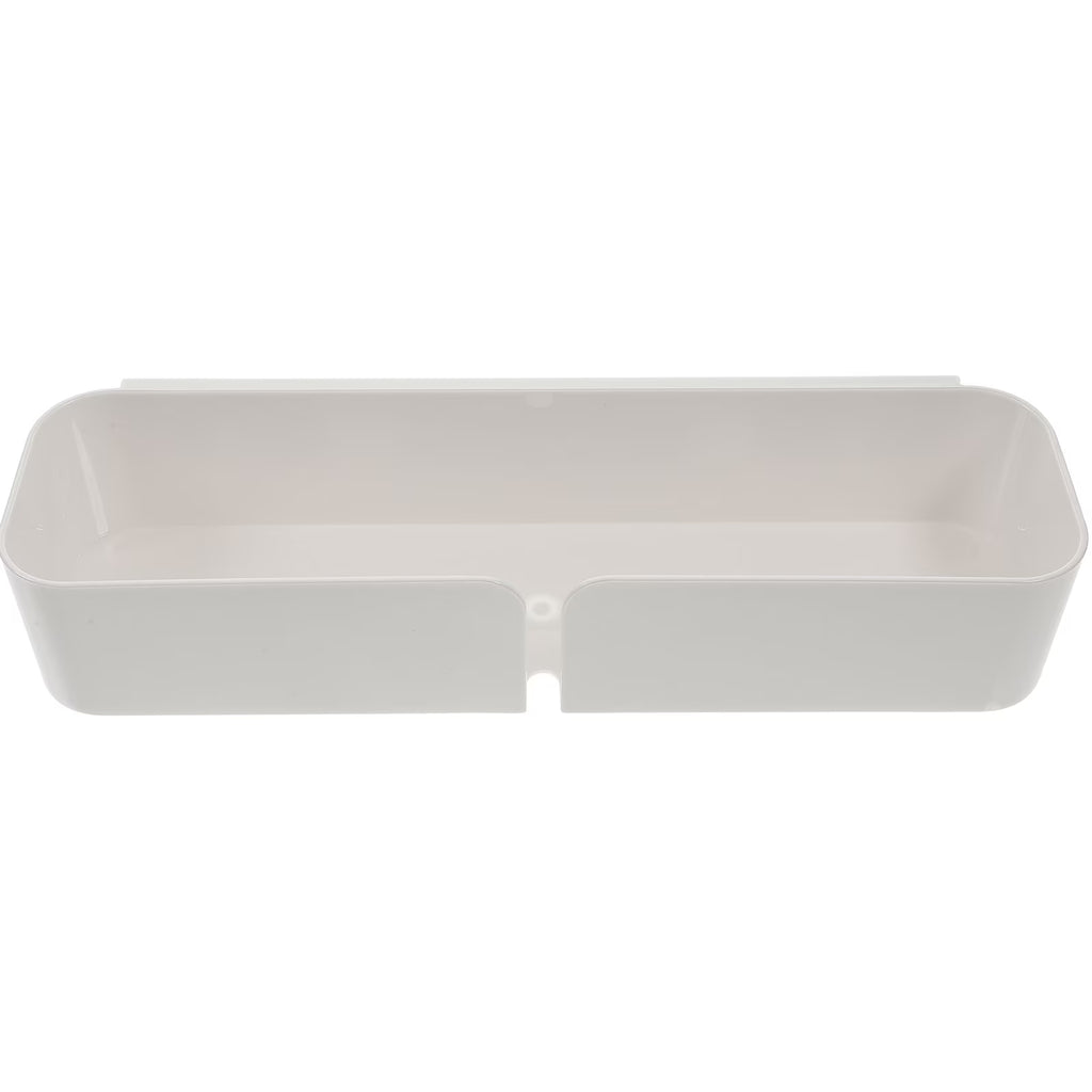 Wicker Bead Desktop Storage Box White J2621