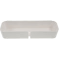 Wicker Bead Desktop Storage Box White J2621
