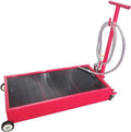 Red 20 Gallon Oil Drain Pan with Pump and 8' Hose N87485