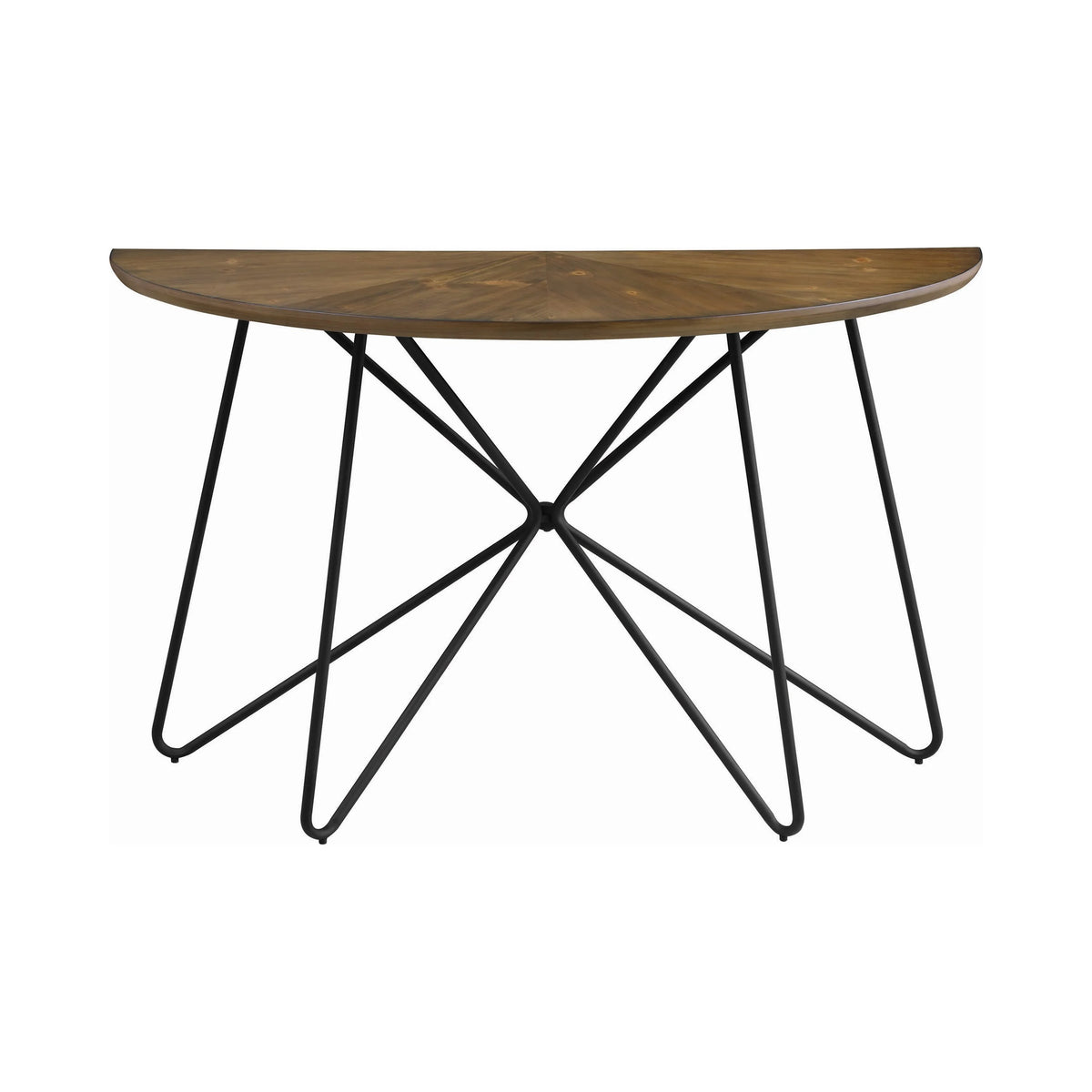 Dark Brown and Black Sofa Table D6987