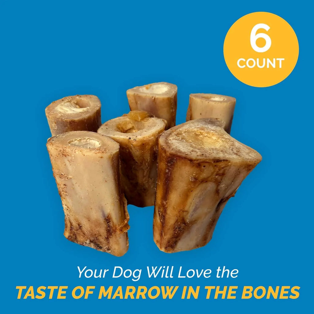 Bone Marrow Chew Bones for Dogs 5-6 inches 6 Count O47236