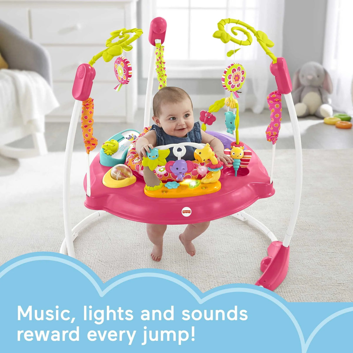 Baby Bouncer Activity Center with Music and Lights U7570