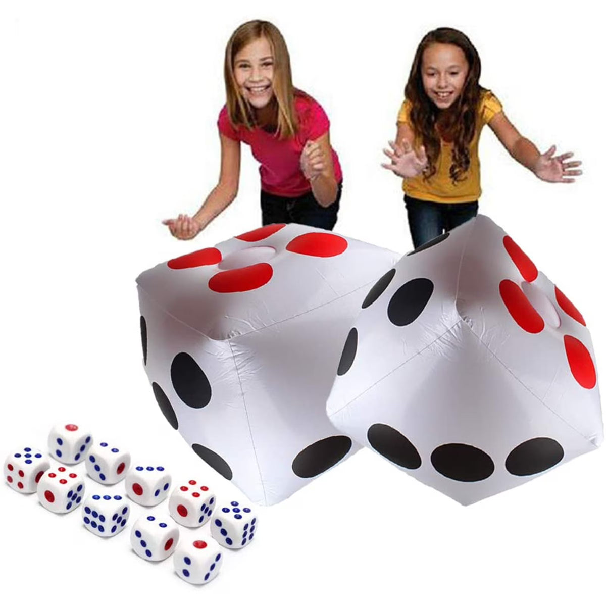 12.6" Jumbo Inflatable Dice Set I609990
