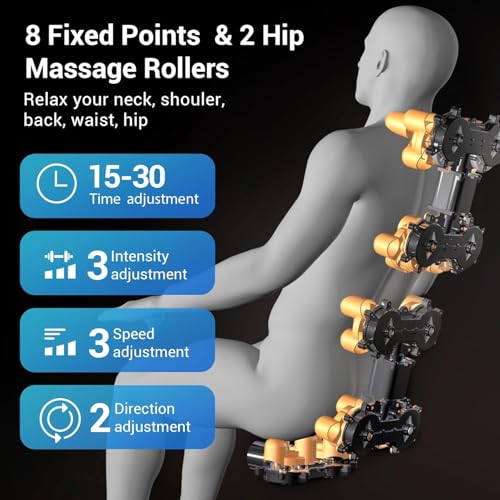 14 Massage Points Full Body Zero Gravity Shiatsu Recliner T522898