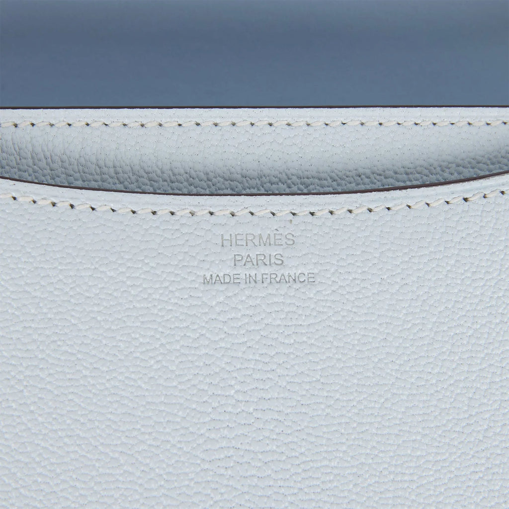 Bleu Brume Chevre 18 Shoulder Bag A436