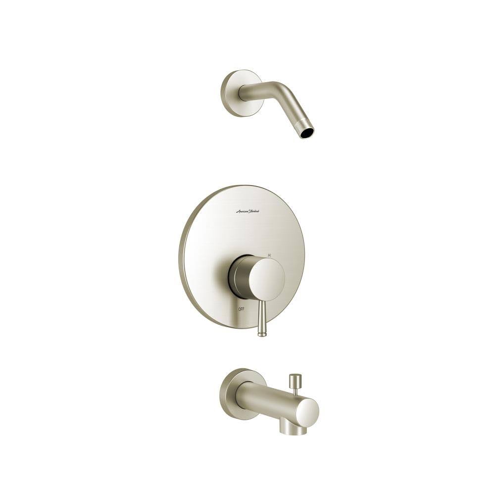 Brushed Nickel Tub and Shower Trim Kit with Cartridge W115