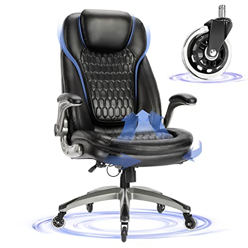 Black High Back Leather Executive Office Chair X53141
