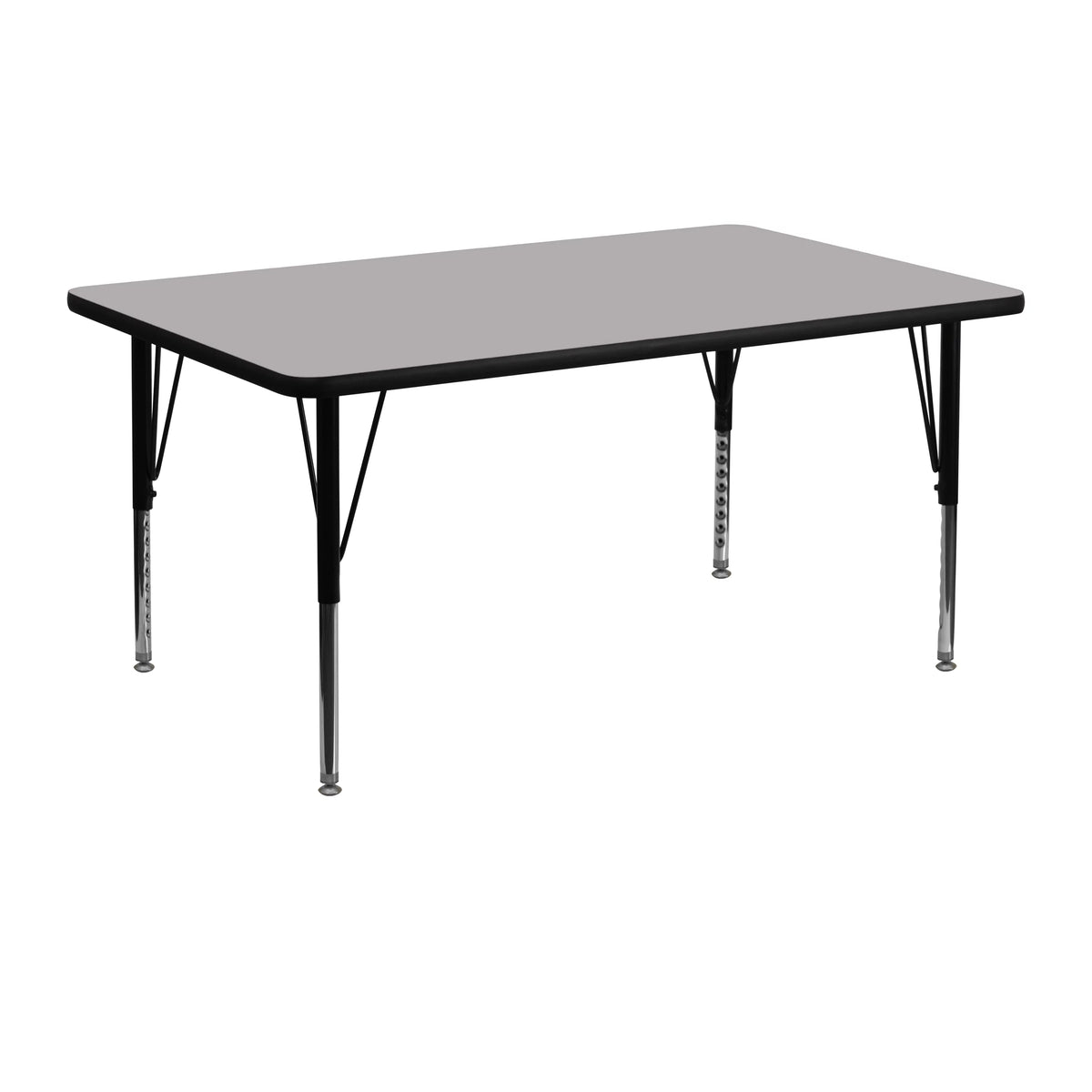Grey Thermal Laminate Rectangular Activity Table S727886