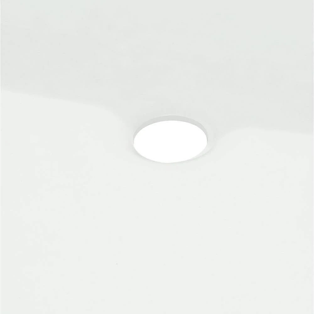 White 5 ft. Left Hand Drain Soaking Tub Z590