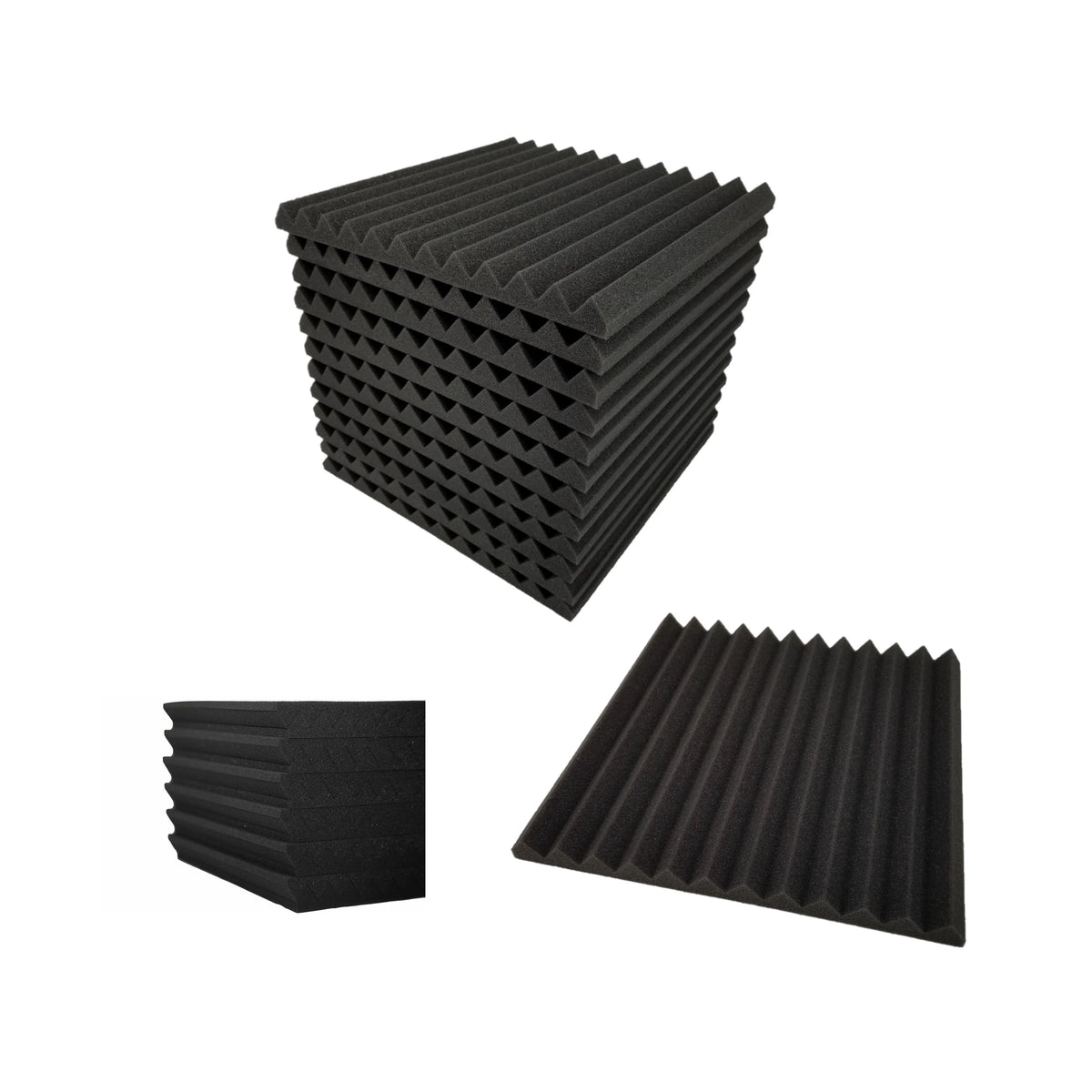 12 Pk Blue Acoustic Foam Panels Z766