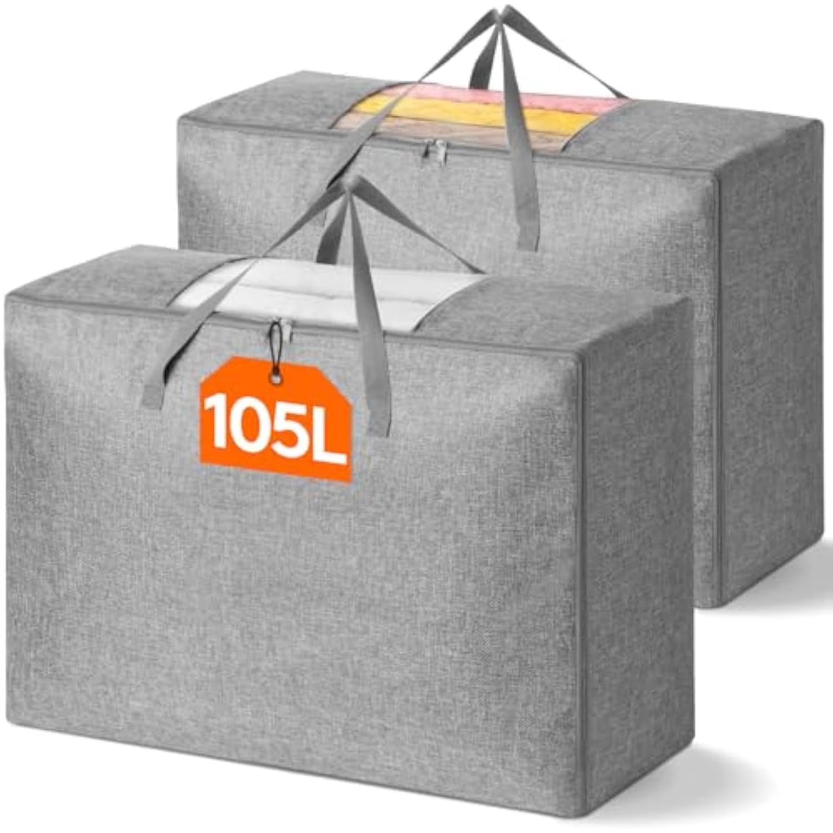 105L Extra Large Storage Bags with Zippers and Handles K5803