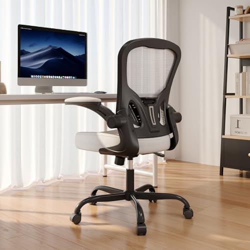 High Back Mesh Ergonomic Office Chair with Flip-up Armrests K77820