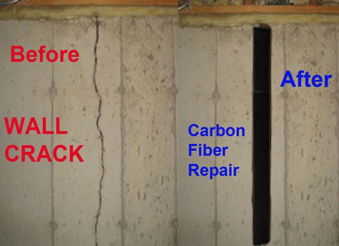 Carbon Fiber Basement Wall Crack Repair Kit N12046