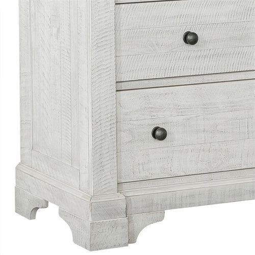 10 Drawer Wood Dresser White Q892519