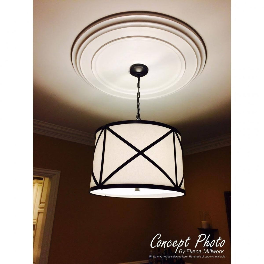 Walnut Hand-Painted Ceiling Medallion A2426