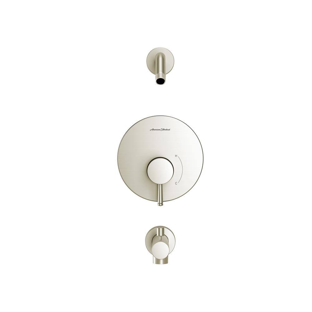 Brushed Nickel Tub and Shower Trim Kit with Cartridge W115