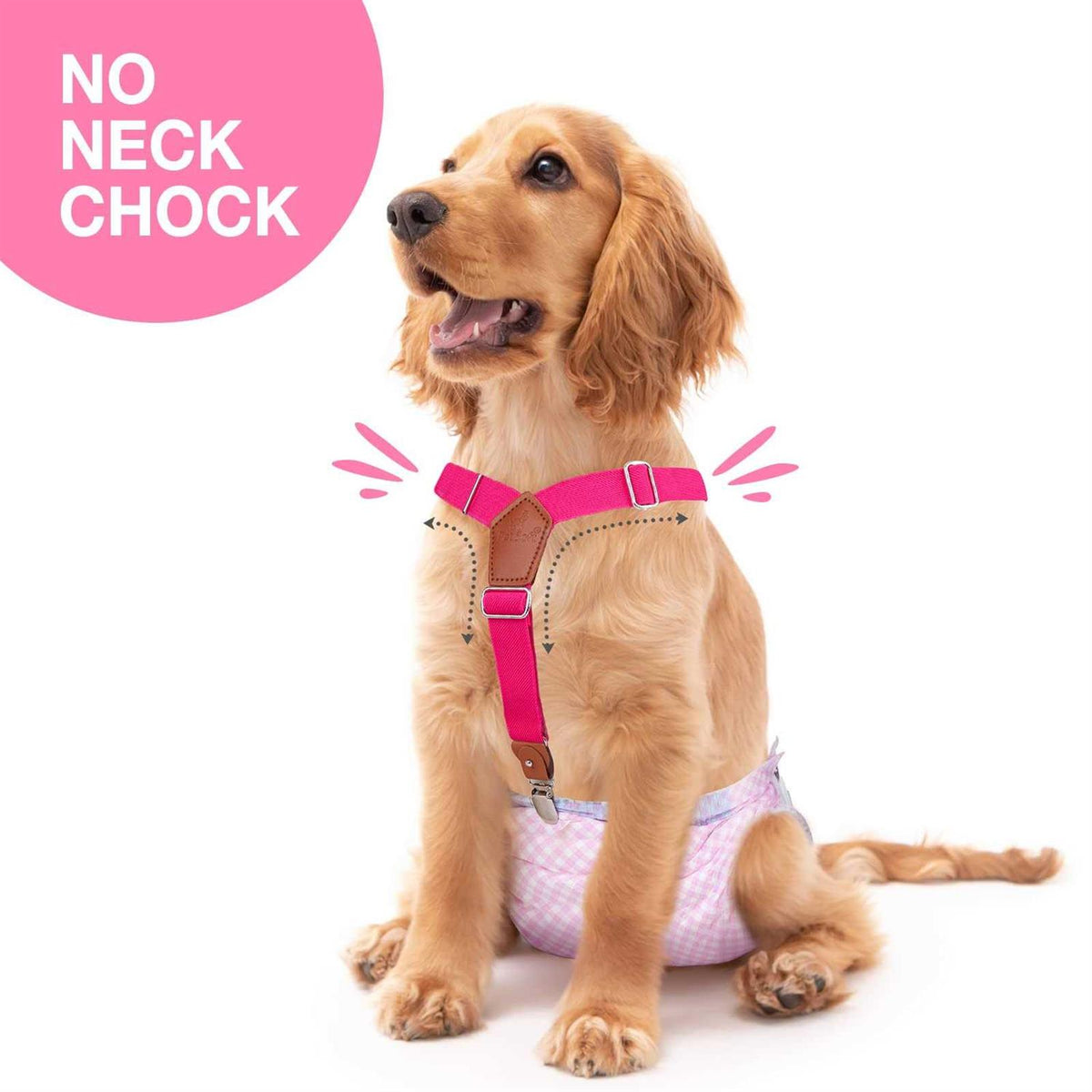 2 Pieces Dog Diaper Suspenders K364