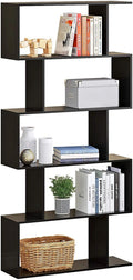 5-Tier Black Bookcase A8307