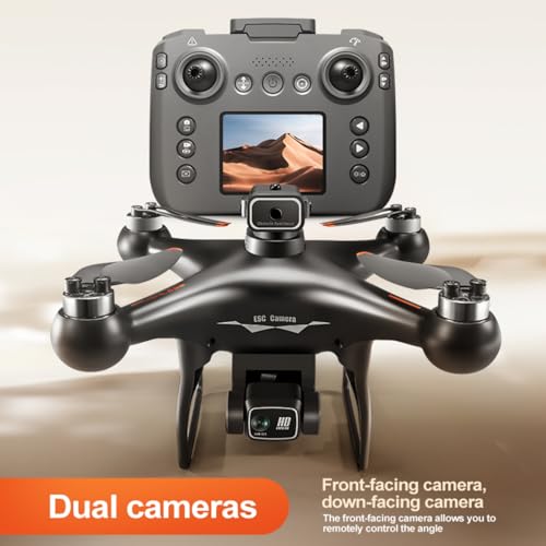 Screen Display Remote Control Dual Camera 360 Degree Flip FPV Drone E20564